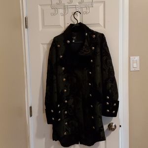 Beautiful knee length "Versailles" coat by SHRINE